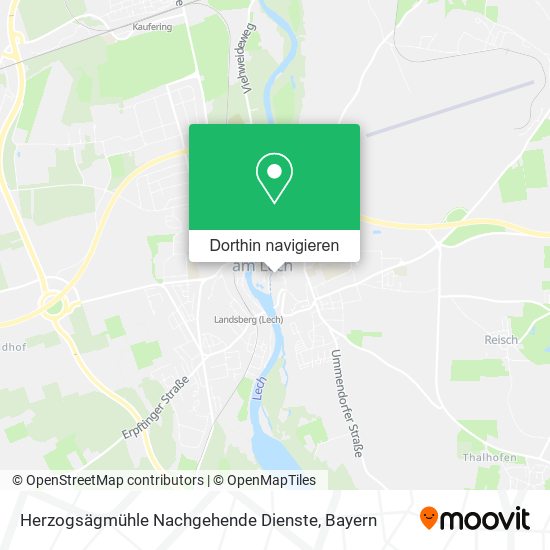 Herzogsägmühle Nachgehende Dienste Karte