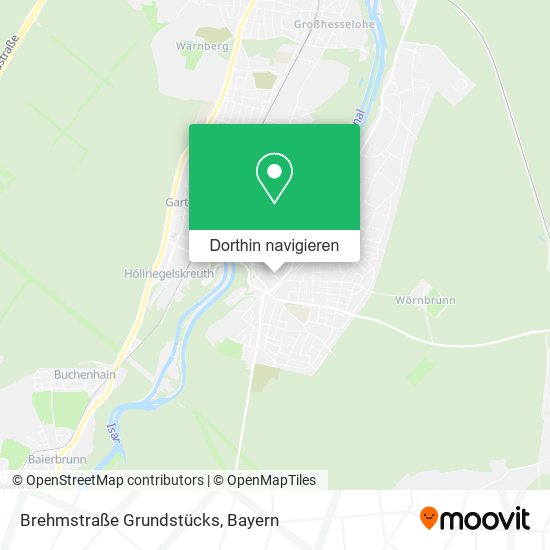 Brehmstraße Grundstücks Karte