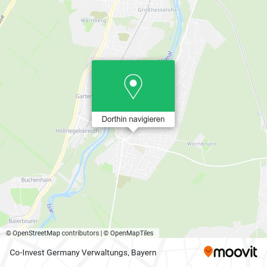 Co-Invest Germany Verwaltungs Karte