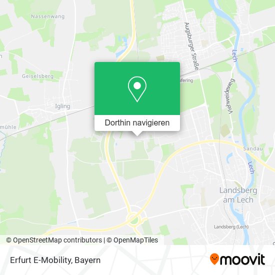 Erfurt E-Mobility Karte