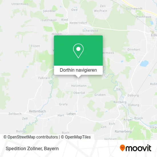 Spedition Zollner Karte