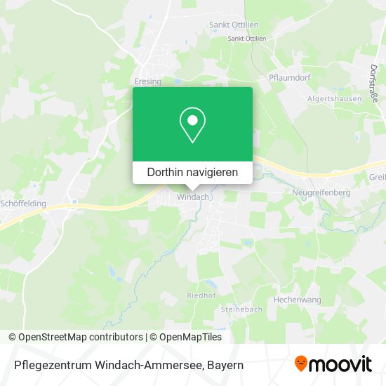 Pflegezentrum Windach-Ammersee Karte