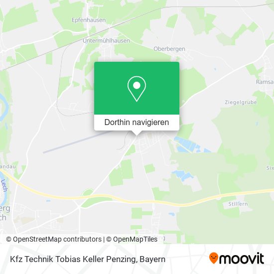 Kfz Technik Tobias Keller Penzing Karte