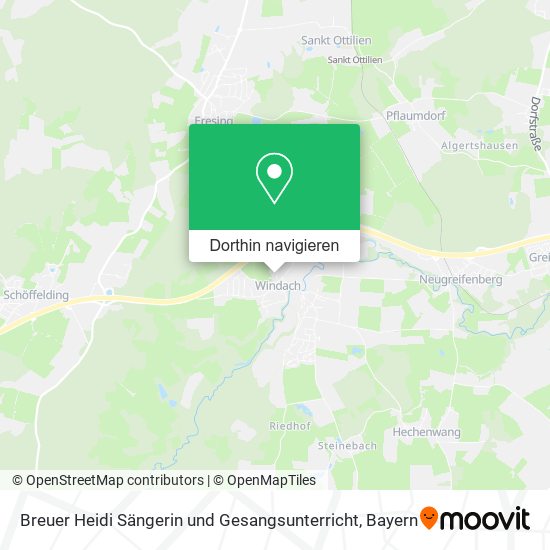 Breuer Heidi Sängerin und Gesangsunterricht Karte