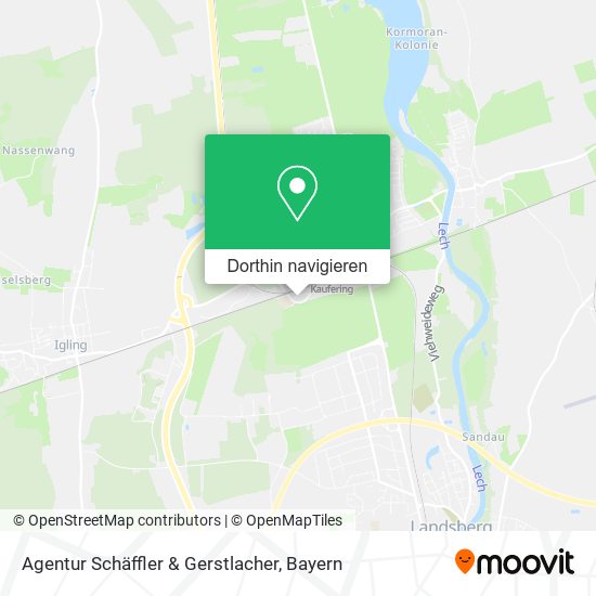 Agentur Schäffler & Gerstlacher Karte