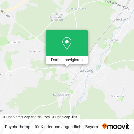 Psychotherapie für Kinder und Jugendliche Karte