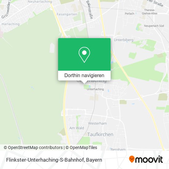 Flinkster-Unterhaching-S-Bahnhof Karte