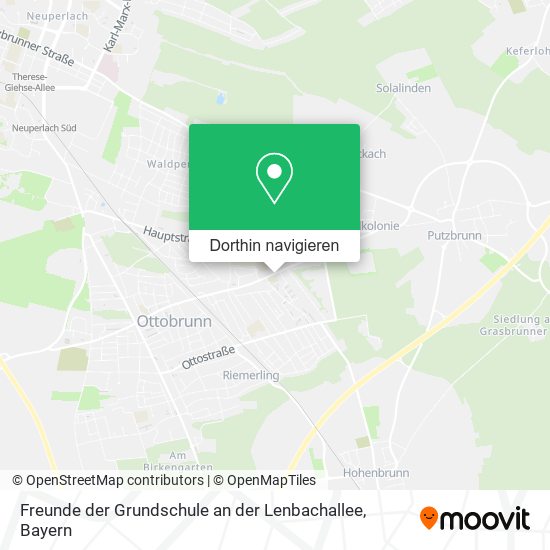 Freunde der Grundschule an der Lenbachallee Karte