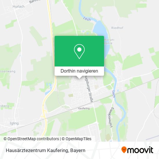 Hausärztezentrum Kaufering Karte