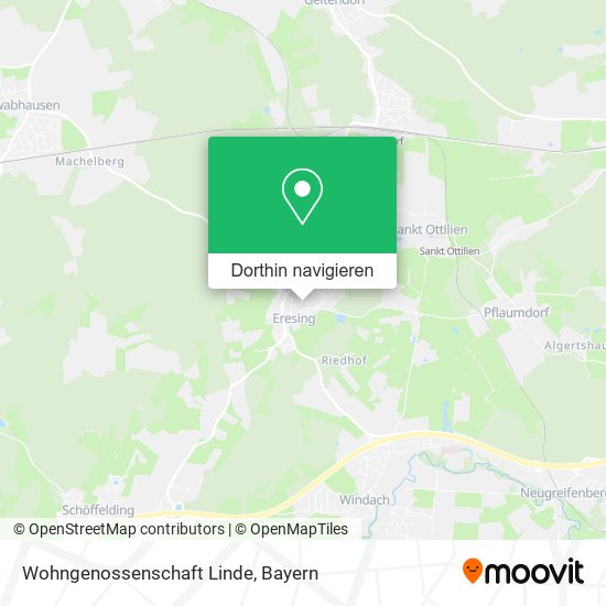 Wohngenossenschaft Linde Karte