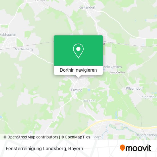 Fensterreinigung Landsberg Karte