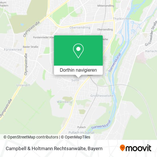 Campbell & Holtmann Rechtsanwälte Karte