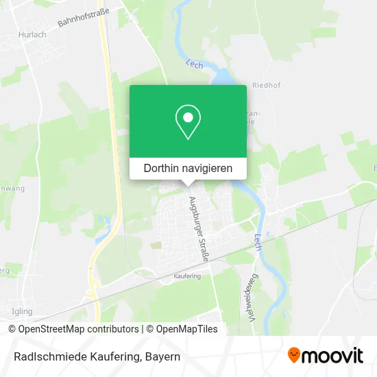 Radlschmiede Kaufering Karte