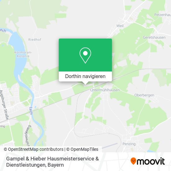 Gampel & Hieber Hausmeisterservice & Dienstleistungen Karte