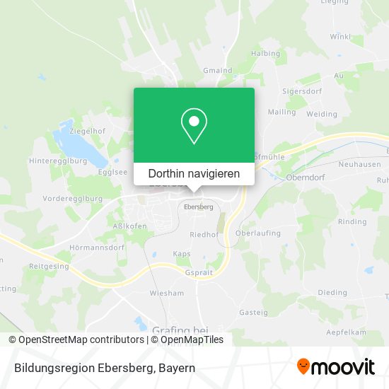 Bildungsregion Ebersberg Karte