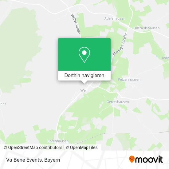 Va Bene Events Karte