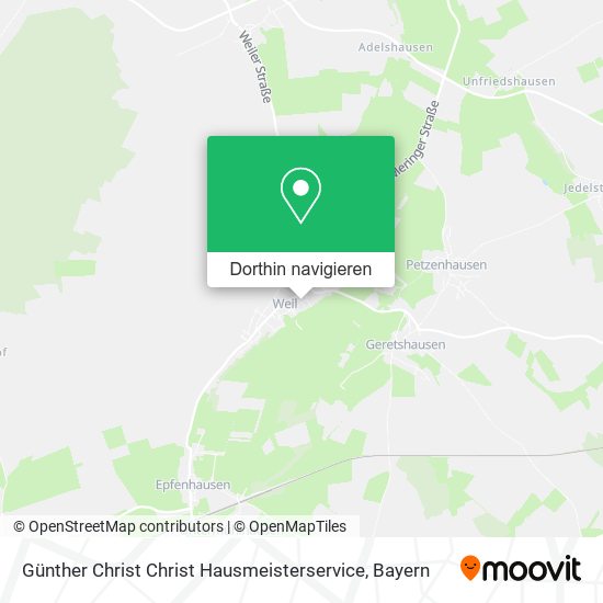 Günther Christ Christ Hausmeisterservice Karte