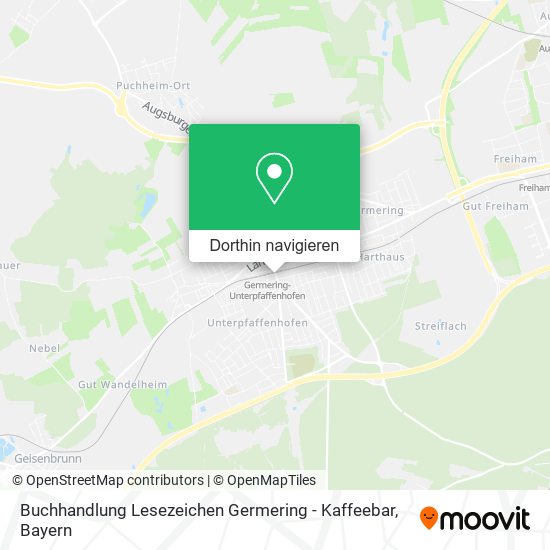 Buchhandlung Lesezeichen Germering - Kaffeebar Karte