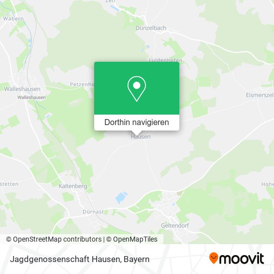 Jagdgenossenschaft Hausen Karte