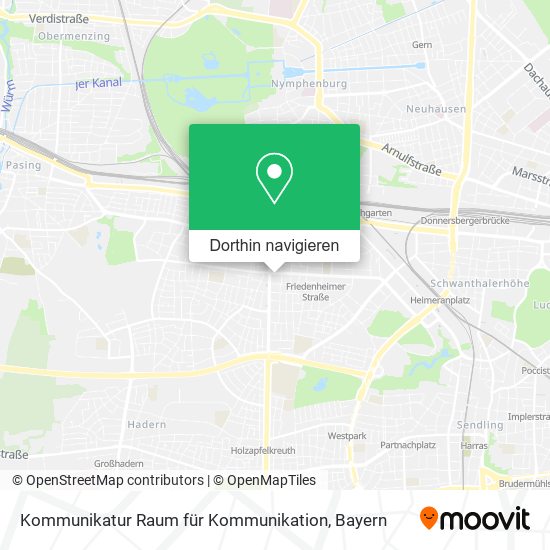 Kommunikatur Raum für Kommunikation Karte