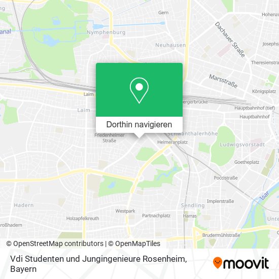 Vdi Studenten und Jungingenieure Rosenheim Karte