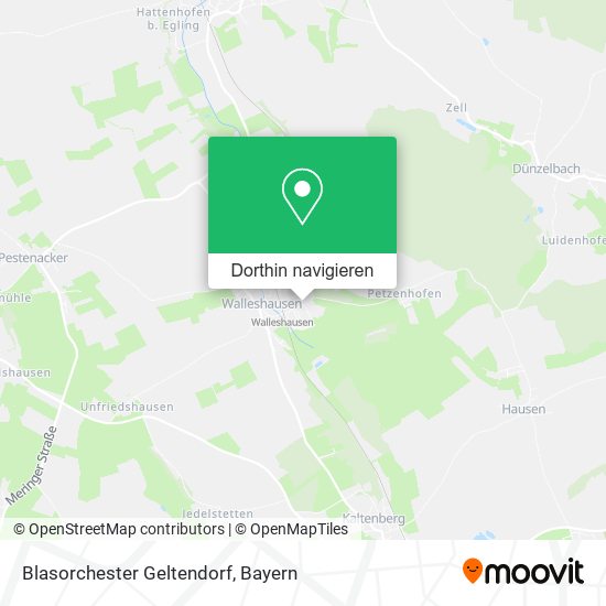 Blasorchester Geltendorf Karte