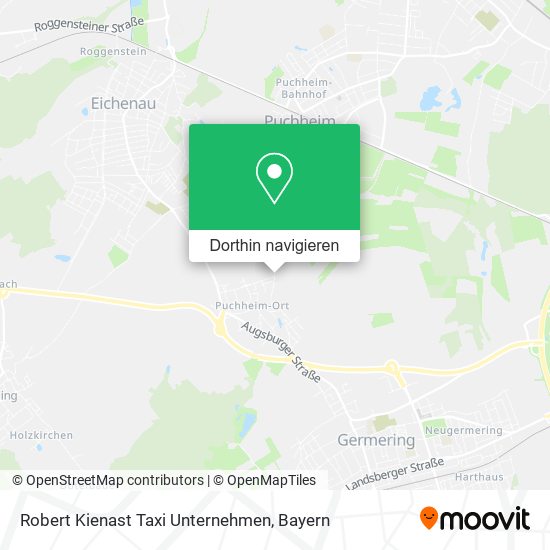 Robert Kienast Taxi Unternehmen Karte