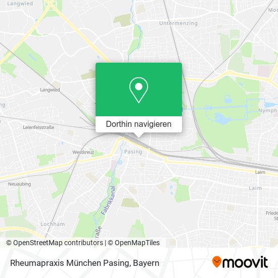 Rheumapraxis München Pasing Karte