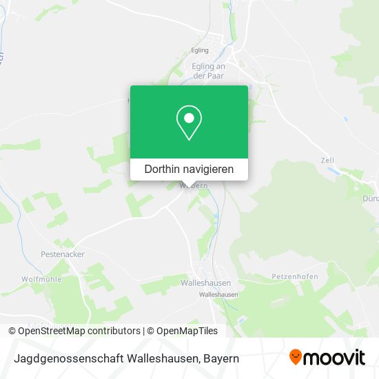 Jagdgenossenschaft Walleshausen Karte