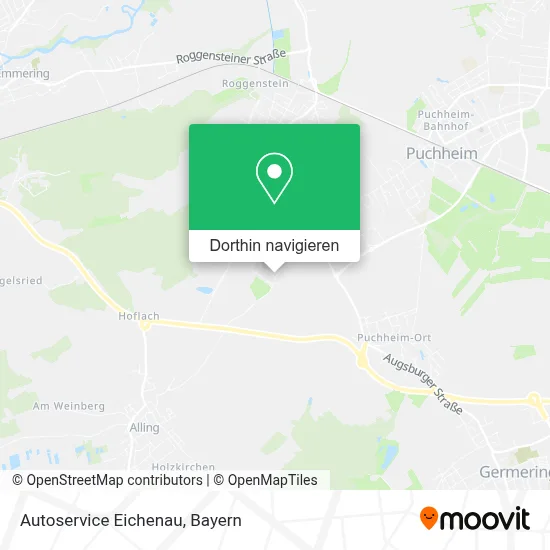 Autoservice Eichenau Karte
