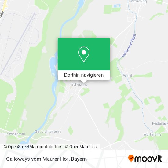 Galloways vom Maurer Hof Karte