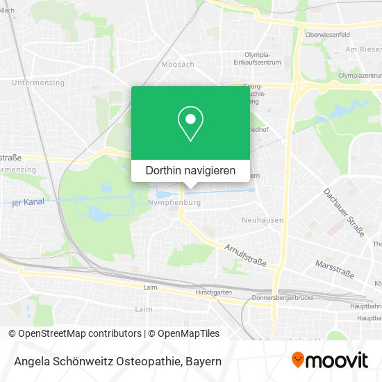 Angela Schönweitz Osteopathie Karte