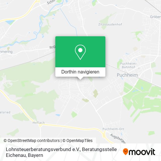 Lohnsteuerberatungsverbund e.V., Beratungsstelle Eichenau Karte