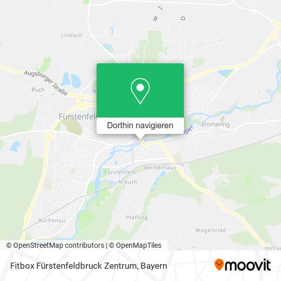 Fitbox Fürstenfeldbruck Zentrum Karte