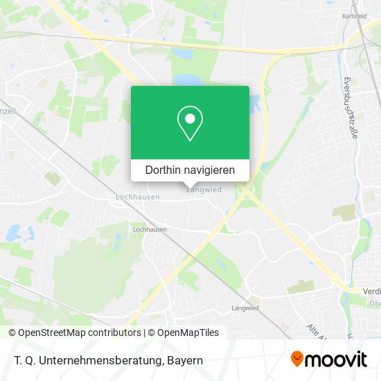 T. Q. Unternehmensberatung Karte