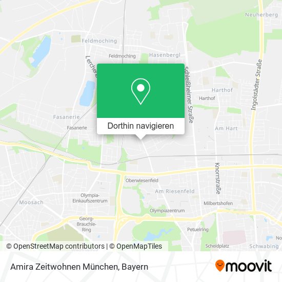 Amira Zeitwohnen München Karte