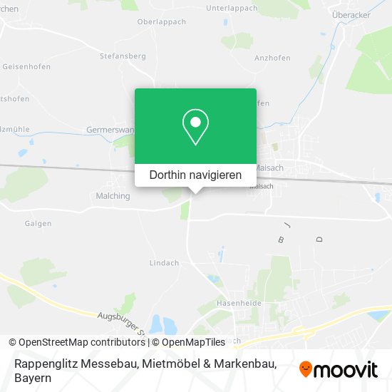 Rappenglitz Messebau, Mietmöbel & Markenbau Karte