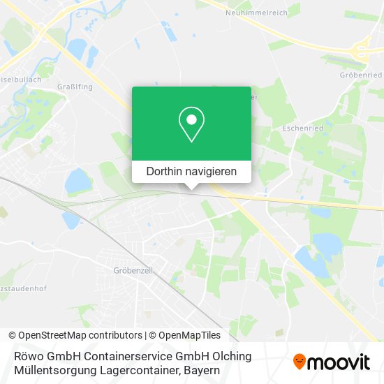 Röwo GmbH Containerservice GmbH Olching Müllentsorgung Lagercontainer Karte