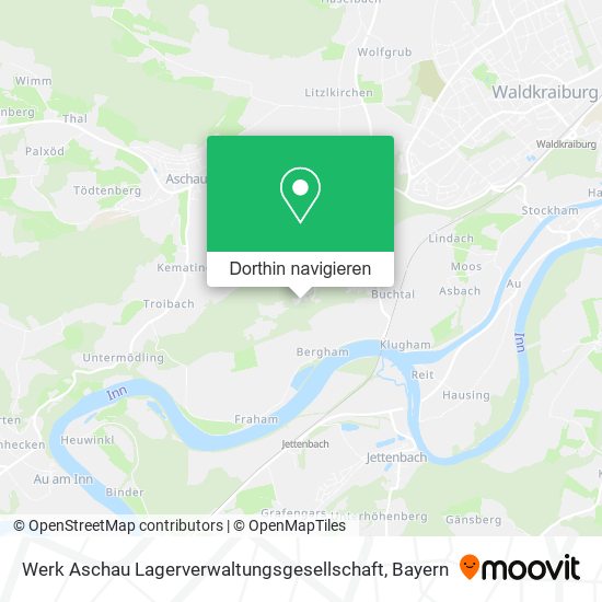 Werk Aschau Lagerverwaltungsgesellschaft Karte