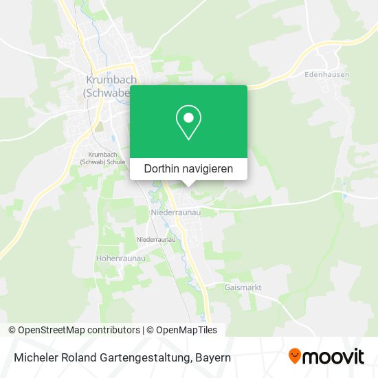 Micheler Roland Gartengestaltung Karte