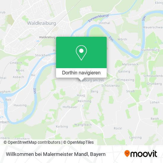Willkommen bei Malermeister Mandl Karte