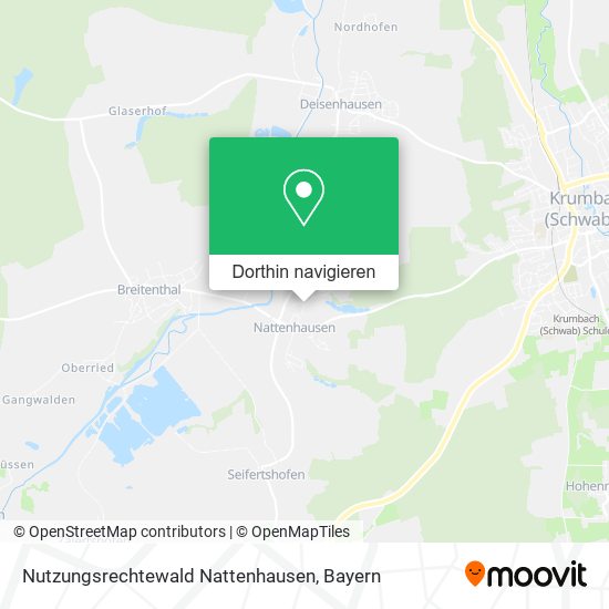 Nutzungsrechtewald Nattenhausen Karte