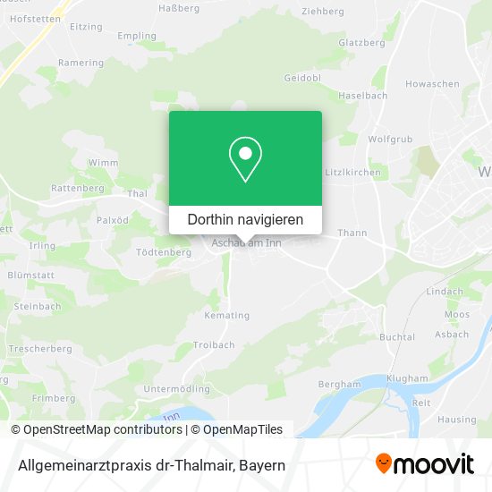 Allgemeinarztpraxis dr-Thalmair Karte