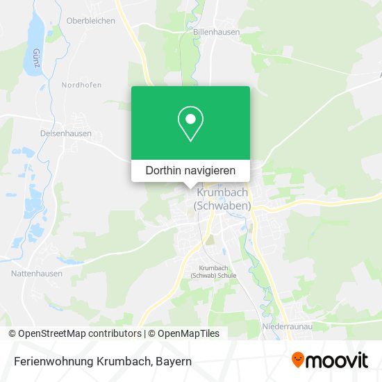 Ferienwohnung Krumbach Karte