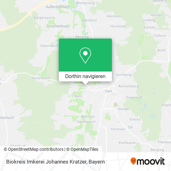 Biokreis Imkerei Johannes Kratzer Karte