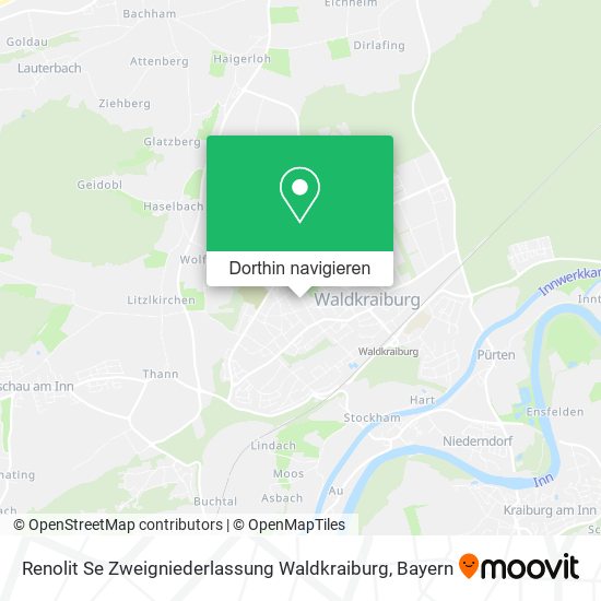 Renolit Se Zweigniederlassung Waldkraiburg Karte