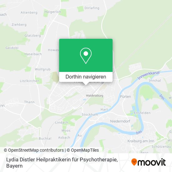 Lydia Distler Heilpraktikerin für Psychotherapie Karte