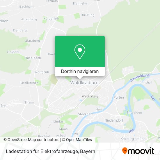 Ladestation für Elektrofahrzeuge Karte