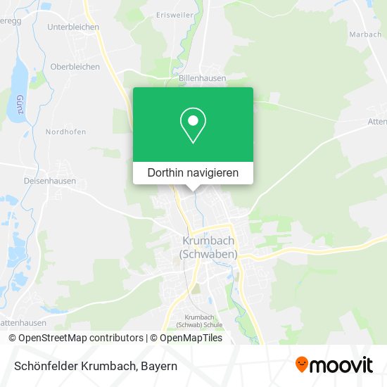 Schönfelder Krumbach Karte