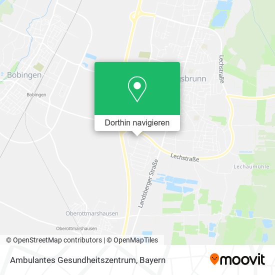 Ambulantes Gesundheitszentrum Karte